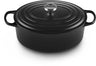 Le Creuset Casserole Oval Signature Satin Black - ø 31 cm / 6.3 Liter