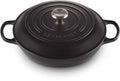 Le Creuset Braadpan Signature - Campagnard - Matt Black - Ø 30 cm / 3.5 liters