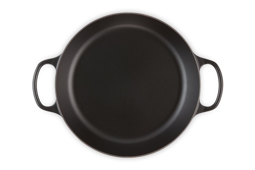 Le Creuset Braadpan Signature - Campagnard - Matt Black - Ø 30 cm / 3.5 liters