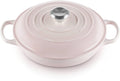 Le Creuset Casserole Campagnard Signature Shell Pink - ø 26 cm / 2.2 Liter