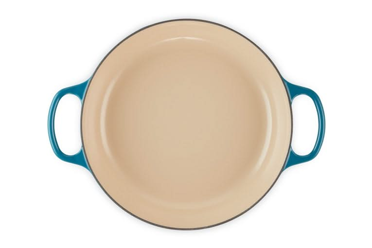 Le Creuset Casserole Campagnard Signature Deep Teal - ø 30 cm / 3.5 Liter