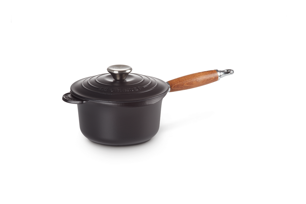 Le Creuset Saucepan - with lid - Tradition - Satin Black - ø 18 cm / 1.8 Liter