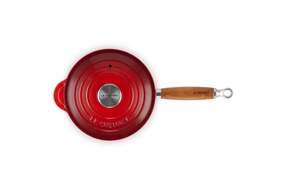 Le Creuset Saucepan - with lid - Tradition - Cerise - ø 18 cm / 1.8 Liter