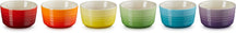 Le Creuset Ramekins Rainbow - ø 8 cm / 100 ml - 6 Pieces