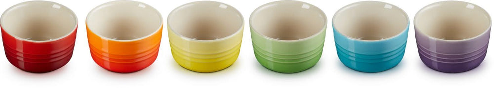 Le Creuset Ramekins Rainbow - ø 8 cm / 100 ml - 6 Pieces