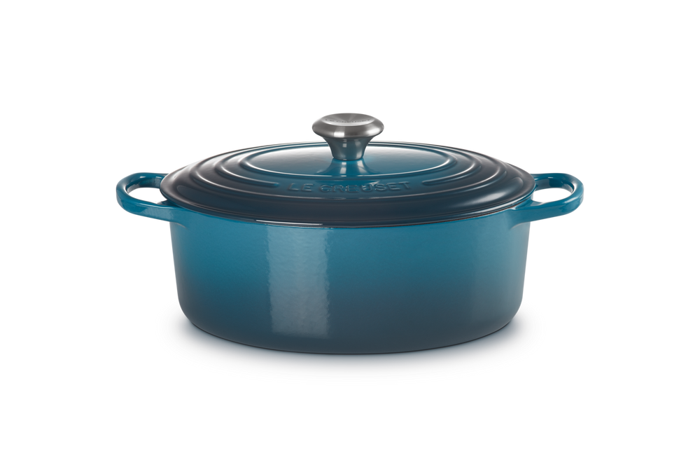 Le Creuset Braadpan Signature - Ovaal - Deap Teal - ø 29 cm / 4.7 liter