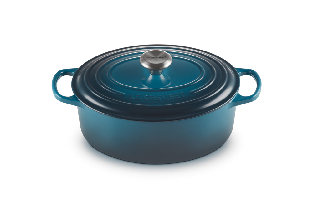 Le Creuset Braadpan Signature - Ovaal - Deap Teal - ø 29 cm / 4.7 liter