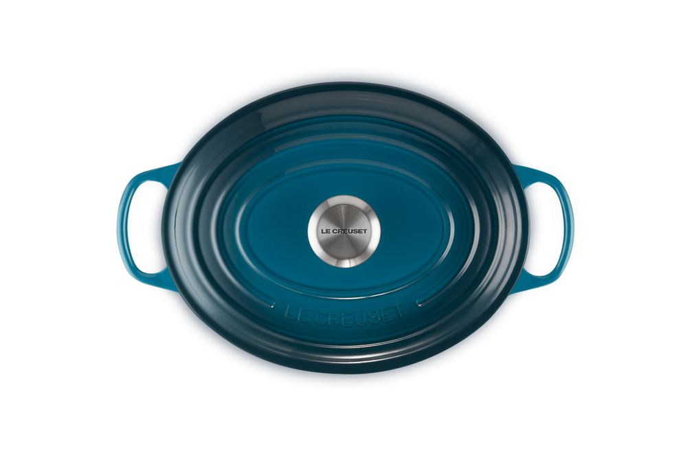 Le Creuset Braadpan Signature - Ovaal - Deap Teal - ø 29 cm / 4.7 liter