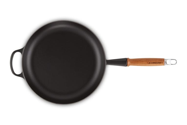 Le Creuset Frying Pan Signature Satin Black - ø 28 cm / 2.6 Liter - enamelled non-stick coating