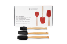 Le Creuset Spatula Set - 3 Pieces - Premium - Black