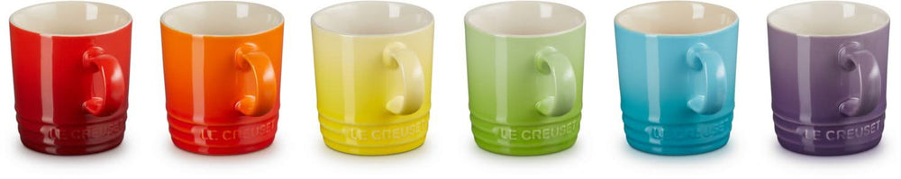 Le Creuset Espresso cups Rainbow 100 ml - 6 Pieces