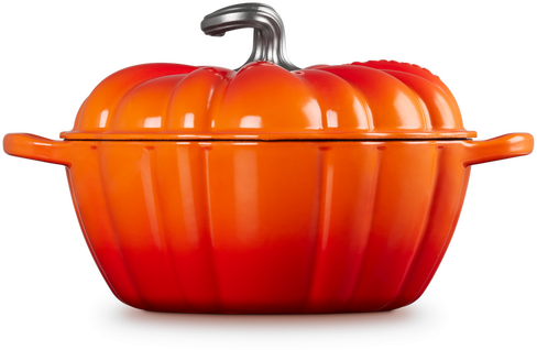 Le Creuset Braadpan Signature - Pompoen - Oranjerood - ø 24 cm / 3.7 liter