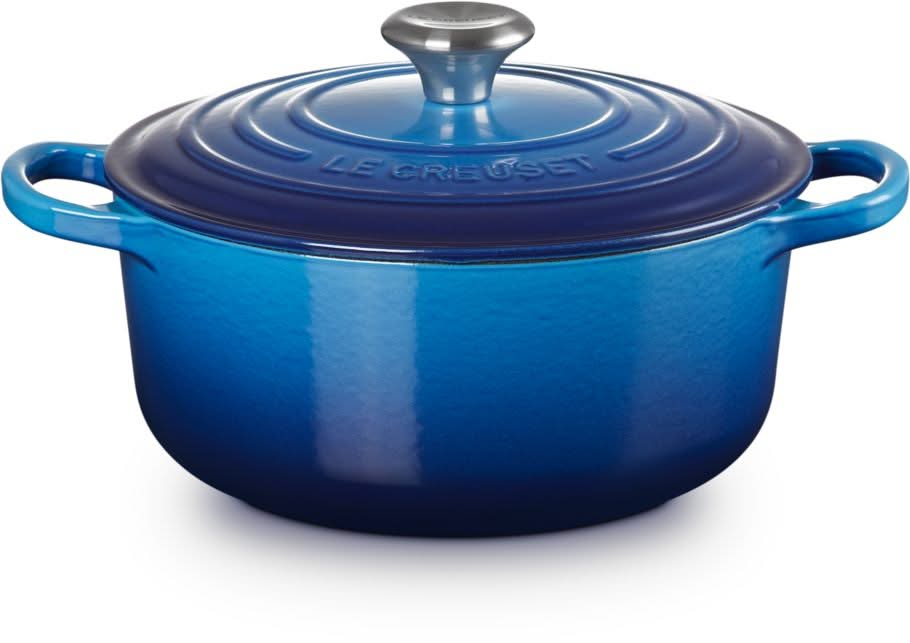 Le Creuset Casserole Signature Azure - ø 20 cm / 2.4 Liter