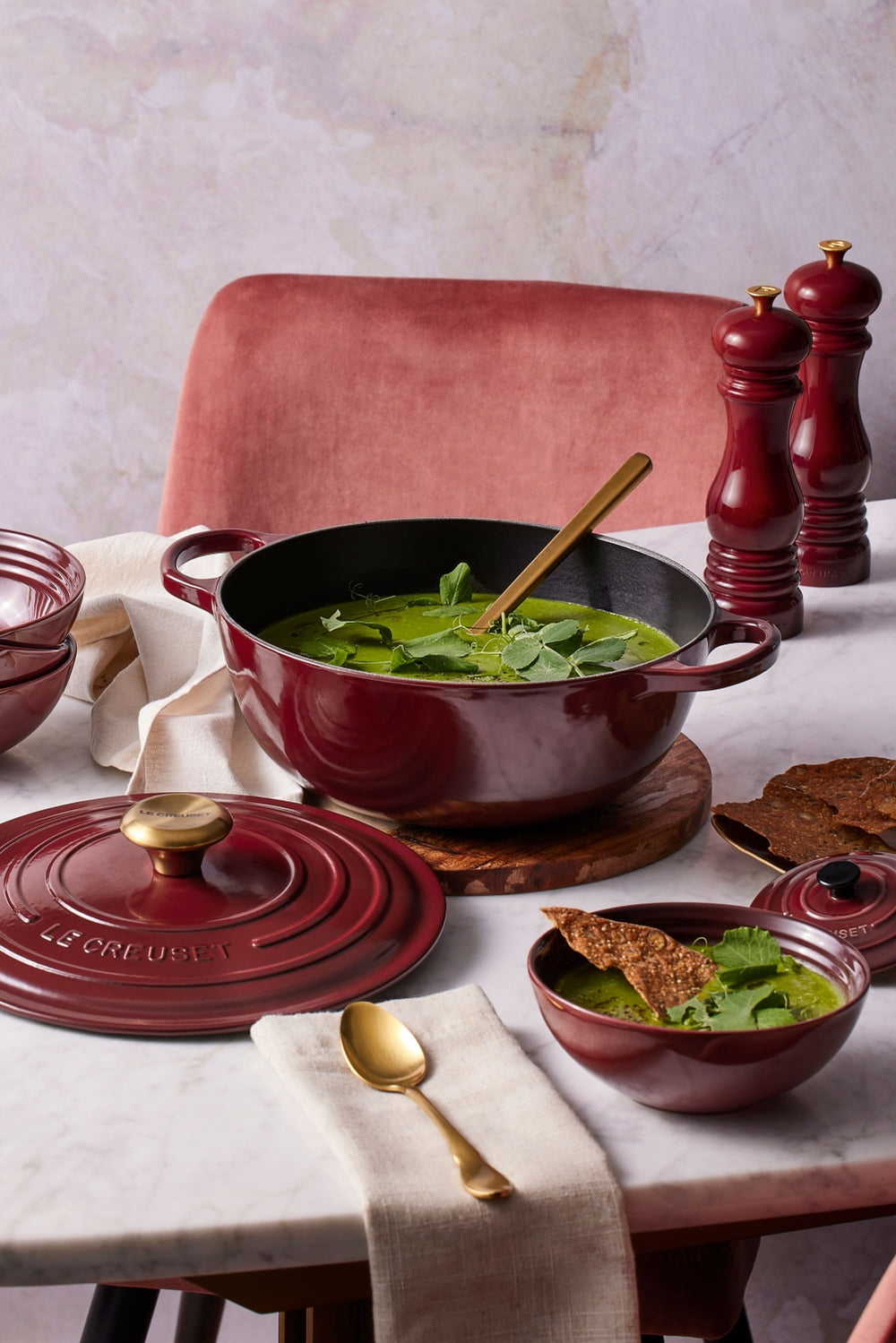 Le Creuset Braadpan Signature - Garnet - ø 24 cm / 4.2 liter