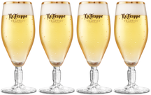 La Trappe Beer glass white Trappist - 300 ml - 4 pieces