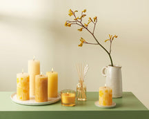 
Bolsius Pillar Candle Rustic Sunny Yellow - 8 cm / ø 7 cm