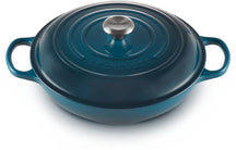 Le Creuset Casserole Campagnard Signature Deep Teal - ø 30 cm / 3.5 Liter