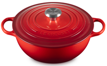 Le Creuset Casserole Signature - Marmite - cherry red - ø 26 cm / 4.1 liter