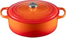 Le Creuset Casserole Oval Signature Volcanic - ø 29 cm / 4.7 Liter