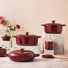 Le Creuset Braadpan Signature - Campagnard - Garnet -  30 cm / 3.5 liter