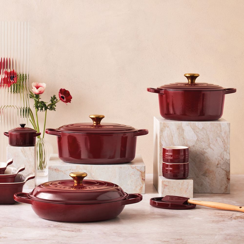 Le Creuset Casserole Signature - Campagnard - Garnet - 30 cm / 3,5 litres