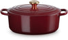 Le Creuset Braadpan Signature - Ovaal - Garnet - ø 29 cm / 4.7 liter