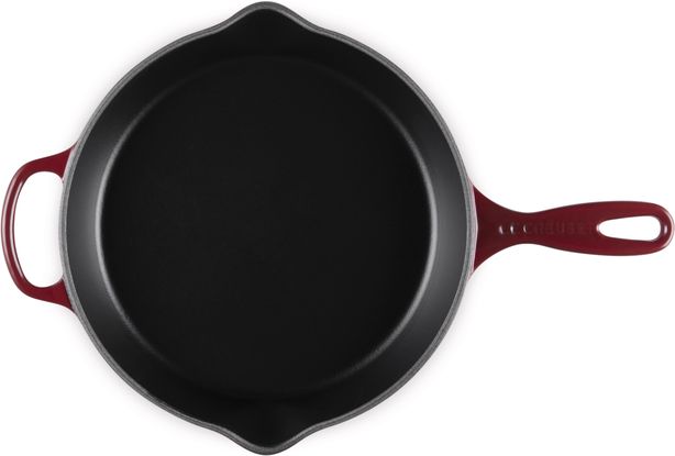 Le Creuset Skillet Signature - Garnet - ø 26 cm - geëmailleerde anti-aanbaklaag