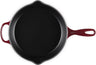 Le Creuset Skillet Signature - Garnet - ø 26 cm - geëmailleerde anti-aanbaklaag