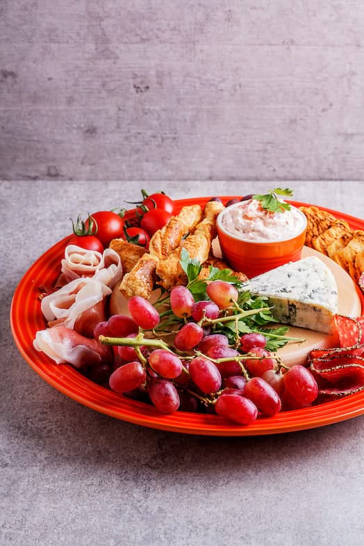 Le Creuset breakfast plate / Dessert Plate - Orange Red - ø 22 cm