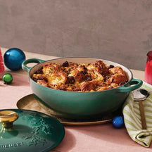 Le Creuset Serveerbowl - Holly Christmas - Arctichaut Groen - ø 25 cm