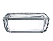 Luminarc Butter Dish with Print - glass