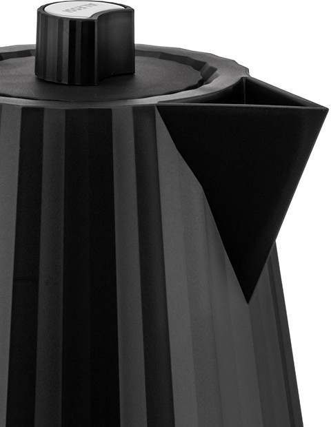 Alessi Kettle Plissé Black - Michele de Lucchi - 1 Liter - MDL06/1 B