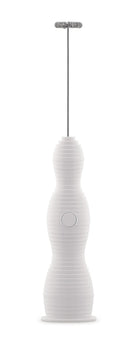 Alessi Milk frother - rechargeable - Pulcina - MDL11 W - White - by Michele De Lucchi