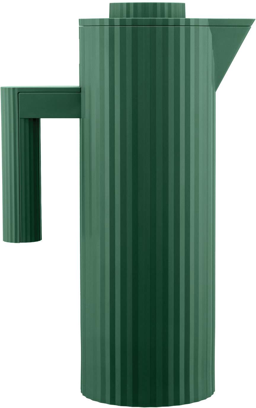 Alessi Thermoskan Plissé - Groen - 1 liter - door Michele De Lucchi - MDL12 GR