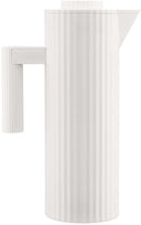 Alessi Thermos jug Plissé - MDL12 W - White - 1 Liter - by Michele De Lucchi