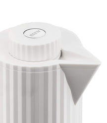 Alessi Thermos jug Plissé - MDL12 W - White - 1 Liter - by Michele De Lucchi