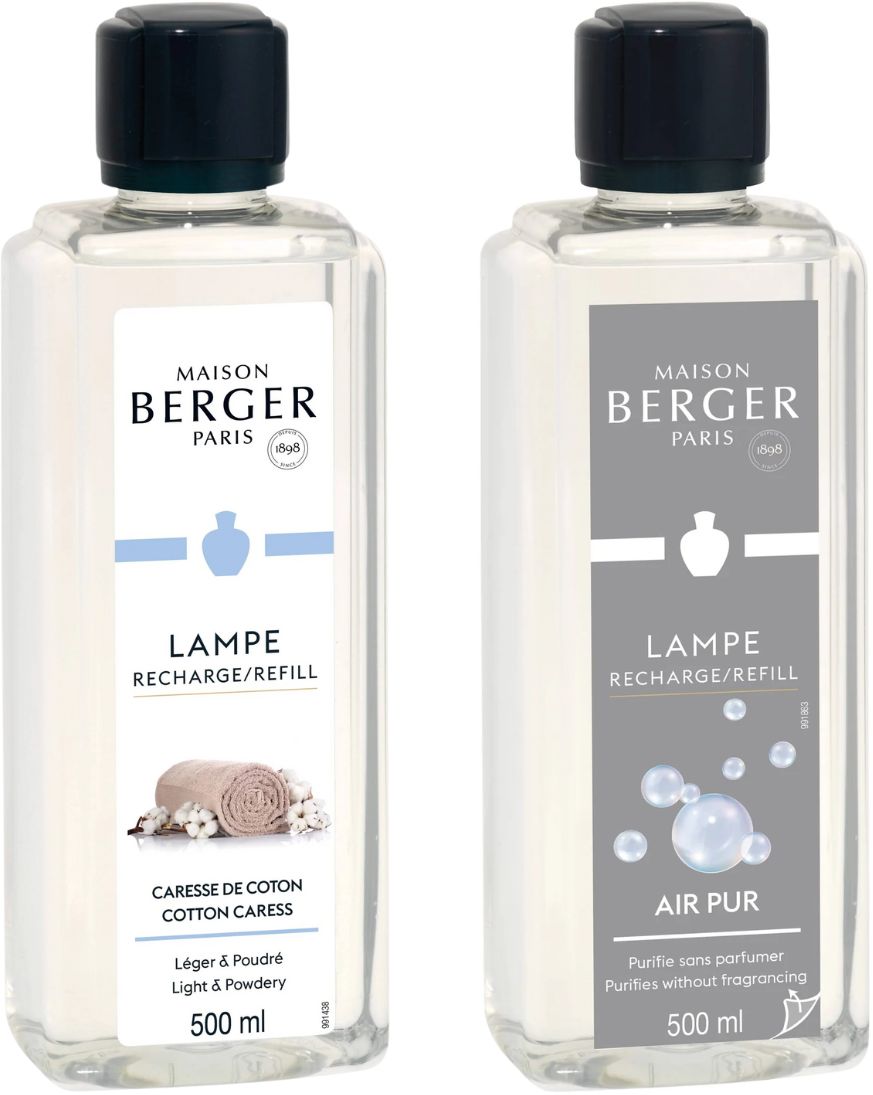 Maison Berger Refill - for scent burner - So Neutral + Cotton Caress - 2 x 500 ml