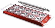 Marcato Ravioli Maker met Deegroller - Rood - 10 Vaks