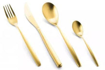 Mepra Cutlery set Stiria Gold - Matted - Stainless steel - 24- Party