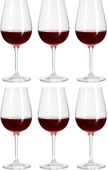 Leonardo Rode Wine Glasses Tivoli 580 ml - 6 Pieces