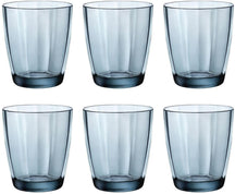 Bormioli Rocco Water Glasses Pulsar Blue 300 ml - 6 Pieces