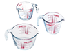 Pyrex Maatbeker Set Classic Prepware (250 ml, 500 ml & 1 liter) - 3-Delig