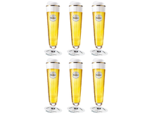 Warsteiner Beer Glasses on Foot 300 ml - 6 Pieces