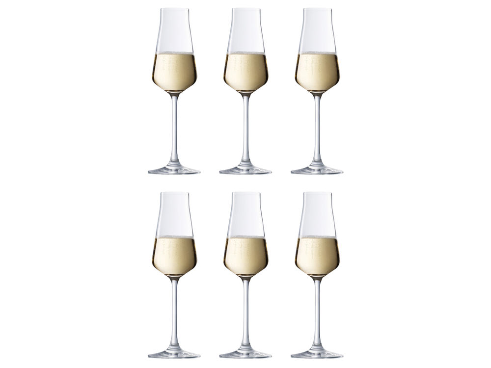 Chef & Sommelier Champagne Glasses Reveal Up 210 ml - 6 Pieces