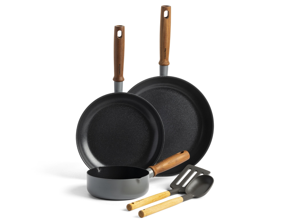 GreenPan Pan Set Mayflower Pro - 3-Piece + Utensils