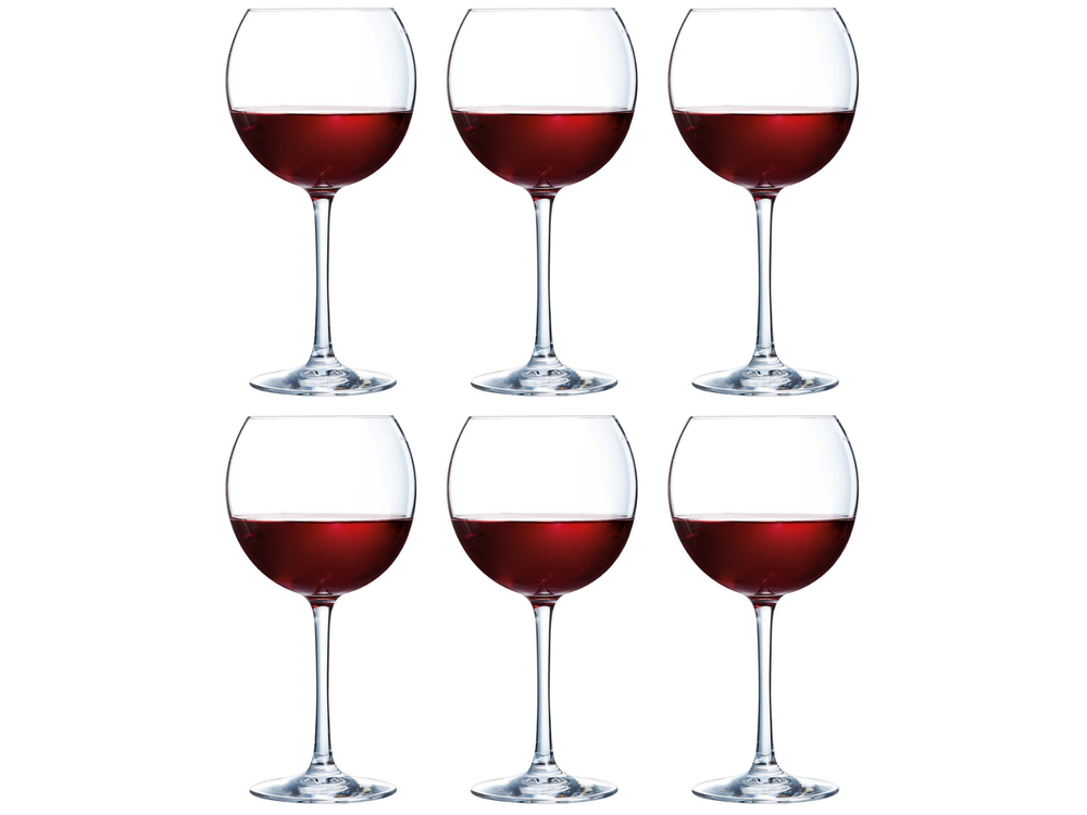 Chef & Sommelier Red Wine Glasses Cabernet Balloon 580 ml - 6 Pieces