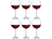 Chef & Sommelier Red Wine Glasses Cabernet Balloon 580 ml - 6 Pieces