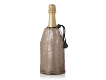 Vacu Vin Wine and Champagne Cooler Active Coolers - Sleeve - Platinum - 2 Pieces