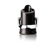 Vacu Vin Champagne Stopper and Pourer - Black