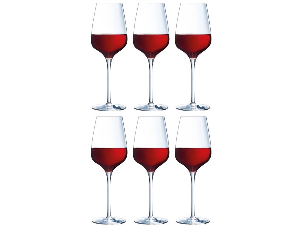 Chef & Sommelier Red Wine Glasses Sublym 350 ml - 6 Pieces